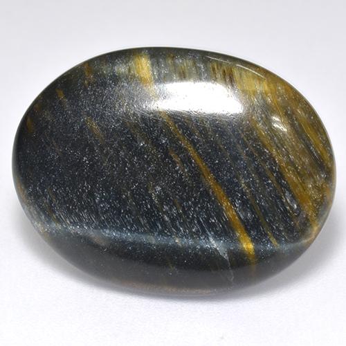 Occhio di tigre Multicolore naturale da 13.13 ct, Taglio ovale, Opaco