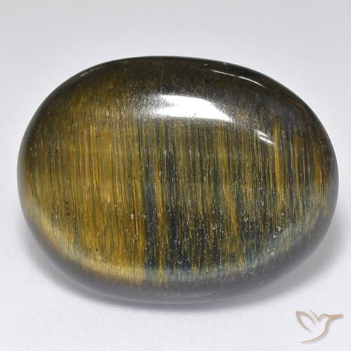 Occhio di tigre Oro Marrone naturale da 16.68 ct, Ovale, Opaco