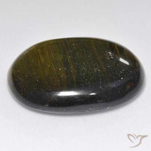 Occhio di tigre Oro Marrone naturale da 16.68 ct, Ovale, Opaco