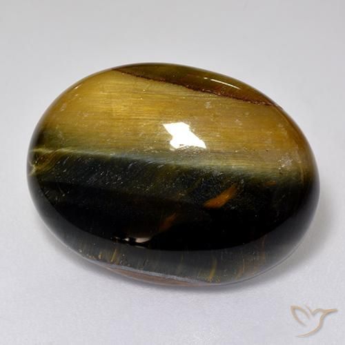 Occhio di tigre Oro Marrone naturale da 15.79 ct, Ovale, Opaco