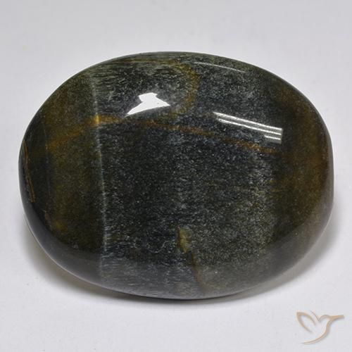 Occhio di tigre Oro Marrone naturale da 32.04 ct, Ovale, Opaco