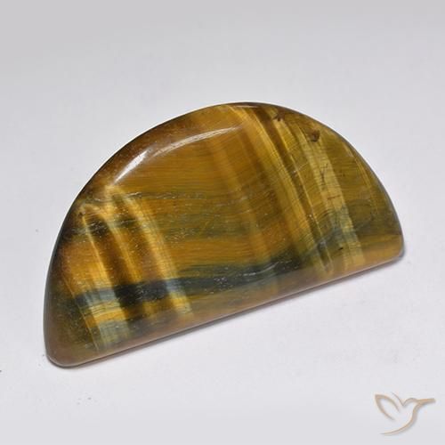 Occhio di tigre Marrone medio-chiaro naturale da 25.48 ct, Taglio a fantasia, Opaco