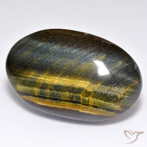 Occhio di tigre Oro Marrone naturale da 28.26 ct, Ovale, Opaco