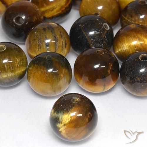Occhio di tigre Marrone medio naturale da 12.53 ct, Sfera, Opaco
