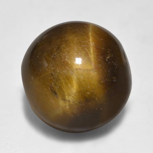 Occhio di tigre Marrone naturale da 11.61 ct, Sfera, Opaco