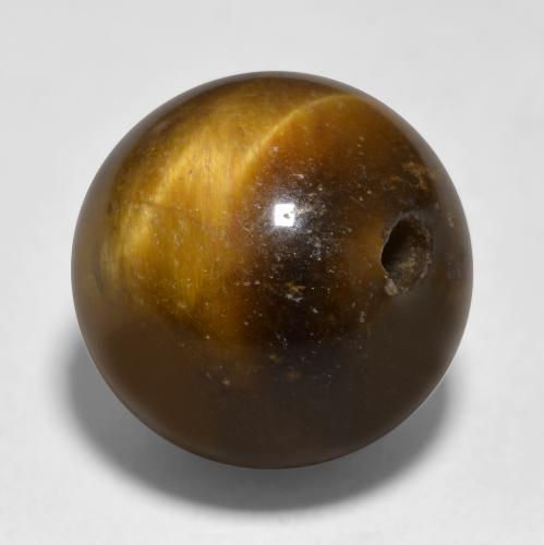 Occhio di tigre Marrone naturale da 11.61 ct, Sfera, Opaco