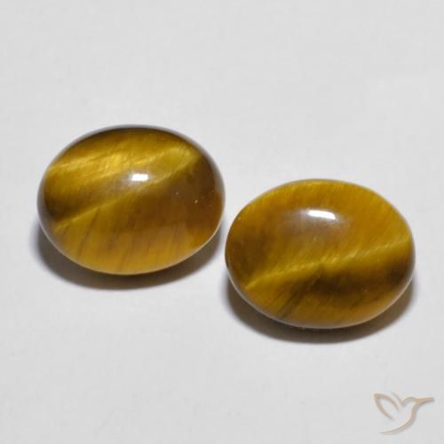 5.74ctw Naturale Pan di zenzero marrone Occhio di tigre, Ovale, Opaco