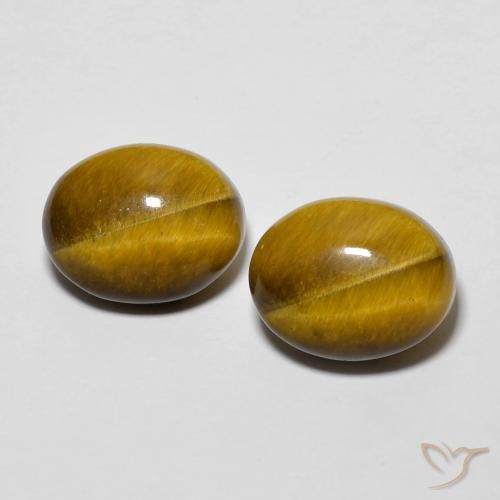 Gemme di Occhio di tigre Marrone caldo naturale da 6.20 ct, Ovale, Opaco