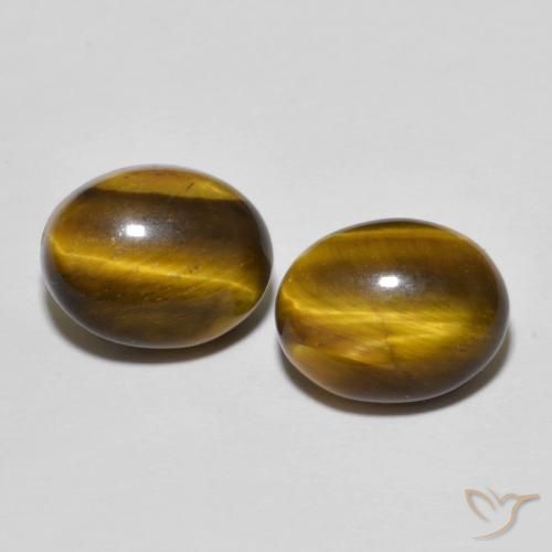 Perline Pietra Occhio Di Tigre Naturale 10mm – Filo Da 15'' (36 Perle) Per Gioielli Fai Da Te, Bracciali E Collane