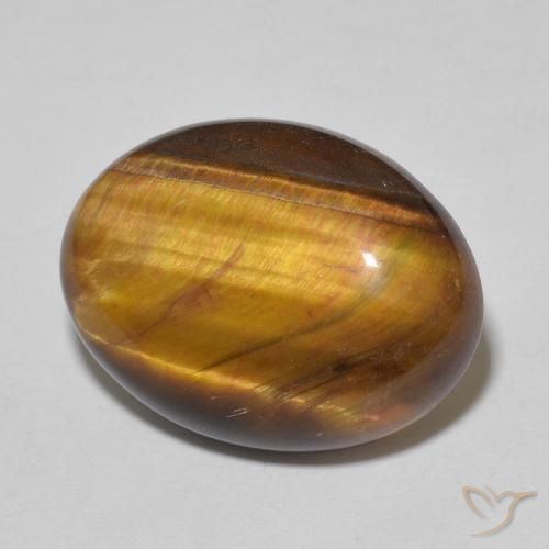 Occhio di tigre Marrone caldo naturale da 10.50 ct, Ovale, Opaco