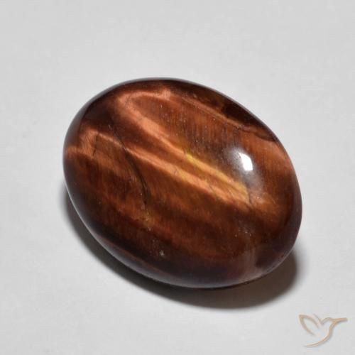 Occhio di tigre Pan di zenzero marrone naturale da 9.67 ct, Ovale, Opaco