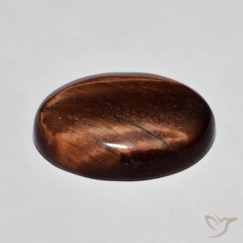Occhio di tigre Pan di zenzero marrone naturale da 9.94 ct, Ovale, Opaco