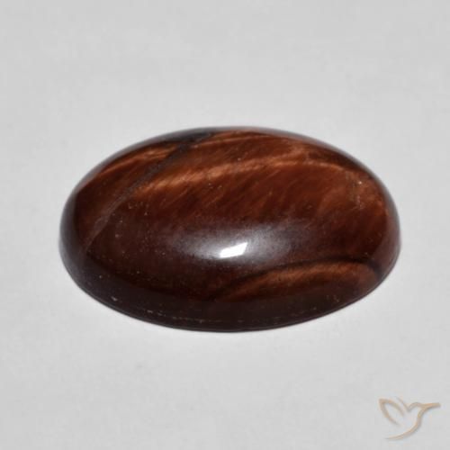 Occhio di tigre Pan di zenzero marrone naturale da 10.35 ct, Ovale, Opaco