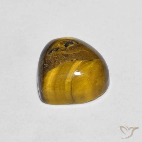 Occhio di tigre Marrone dorato naturale da 2.00 ct, Forma a pera, Opaco