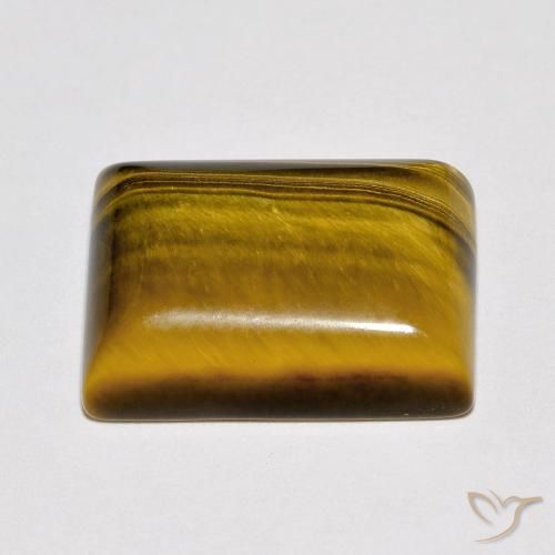 Occhio di tigre Marrone caldo naturale da 10.19 ct, Taglio a baguette, Opaco