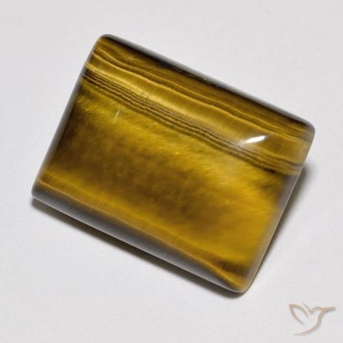 Occhio di tigre Marrone caldo naturale da 11.47 ct, Taglio a baguette, Opaco