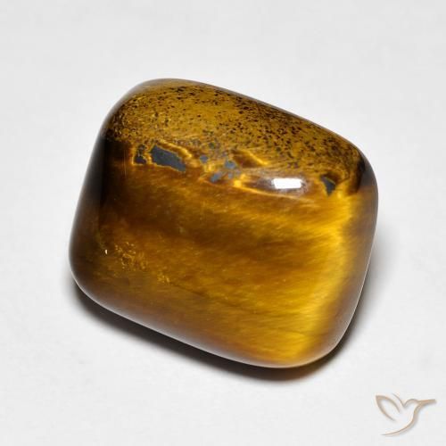 Occhio di tigre Pan di zenzero marrone naturale da 9.08 ct, Cuscino, Opaco