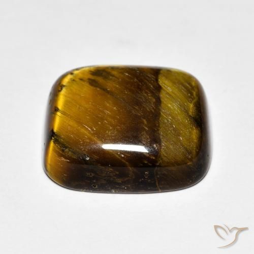 Occhio di tigre Pan di zenzero marrone naturale da 8.27 ct, Cuscino, Opaco