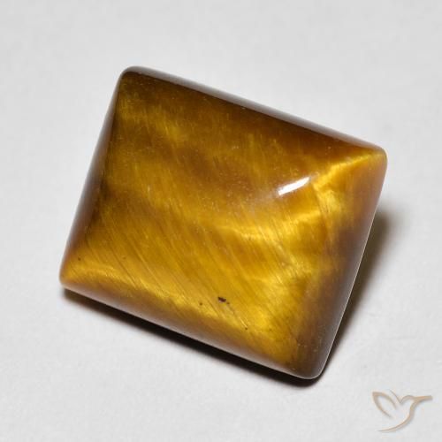 Occhio di tigre Marrone caldo naturale da 6.28 ct, Taglio a baguette, Opaco