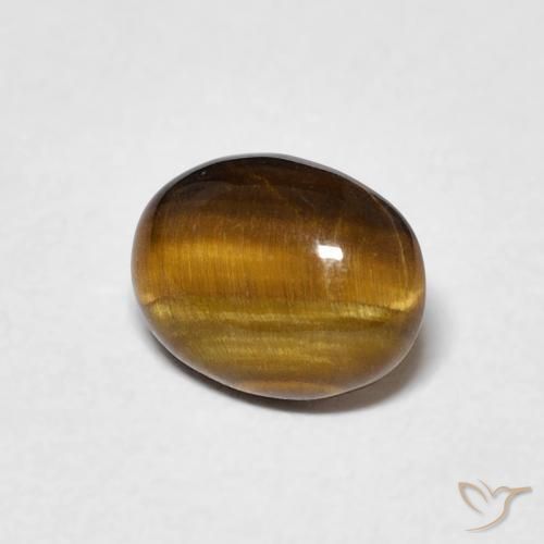 Occhio di tigre Marrone medio naturale da 1.08 ct, Ovale, Opaco