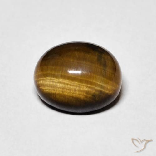 2.33ct Naturale Pan di zenzero marrone Occhio di tigre, Ovale, Opaco