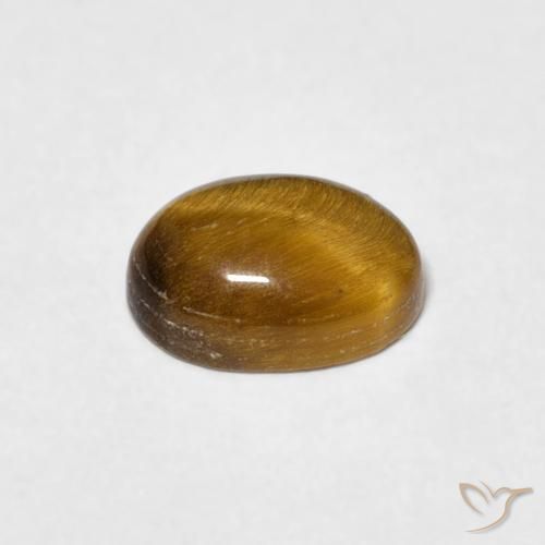 Occhio di tigre Marrone caldo naturale da 1.45 ct, Ovale, Opaco