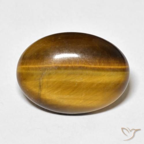 Occhio di tigre Marrone caldo naturale da 9.29 ct, Ovale, Opaco