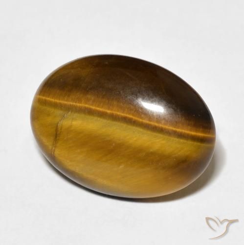 Occhio di tigre Marrone caldo naturale da 9.29 ct, Ovale, Opaco