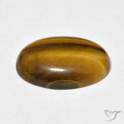 Occhio di tigre Marrone caldo naturale da 9.29 ct, Ovale, Opaco