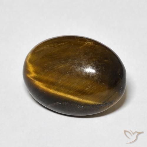 Occhio di tigre Marrone caldo naturale da 8.85 ct, Ovale, Opaco