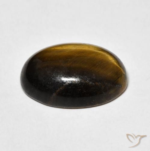 Occhio di tigre Marrone caldo naturale da 8.85 ct, Ovale, Opaco