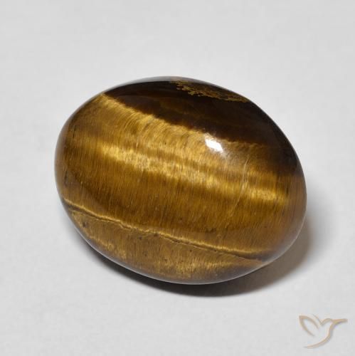 Occhio di tigre Marrone caldo naturale da 10.42 ct, Ovale, Opaco