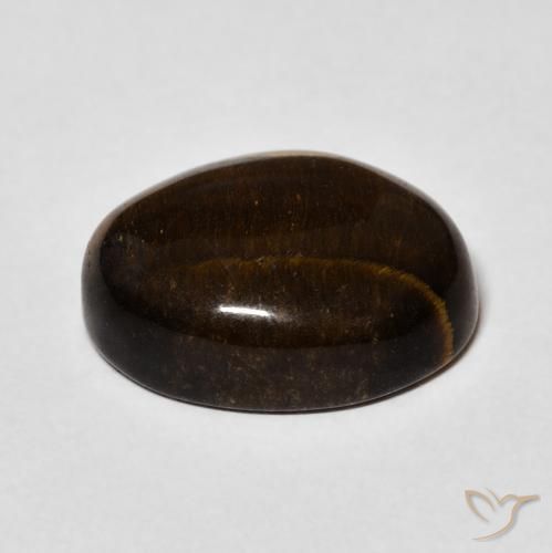 Occhio di tigre Marrone caldo naturale da 10.42 ct, Ovale, Opaco