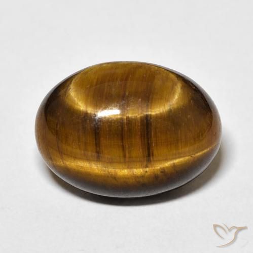Occhio di tigre Marrone medio naturale da 9.88 ct, Ovale, Opaco