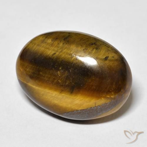 Occhio di tigre Marrone caldo naturale da 22.45 ct, Ovale, Opaco