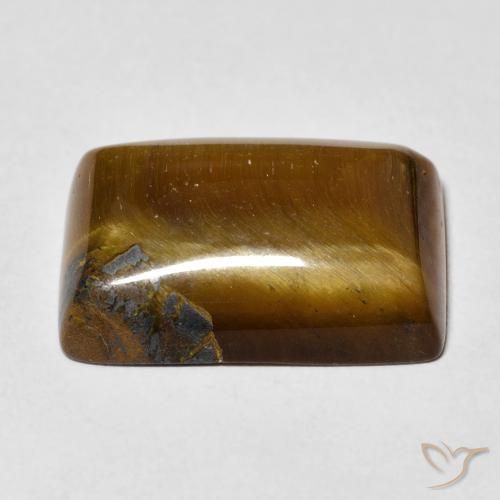 Occhio di tigre Pan di zenzero marrone naturale da 14.24 ct, Taglio a baguette, Opaco