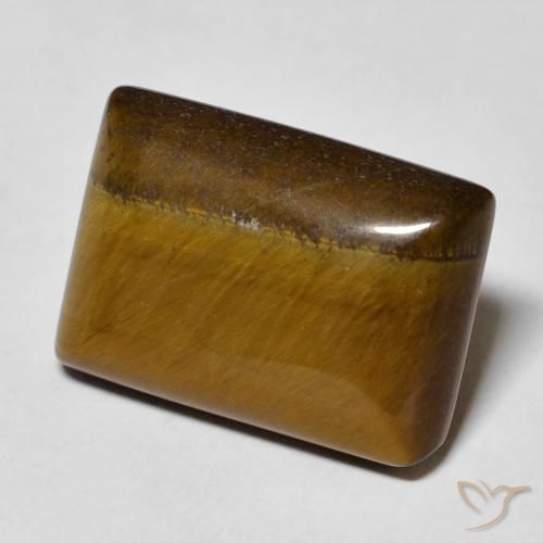 Occhio di tigre Marrone medio naturale da 11.12 ct, Taglio a baguette, Opaco