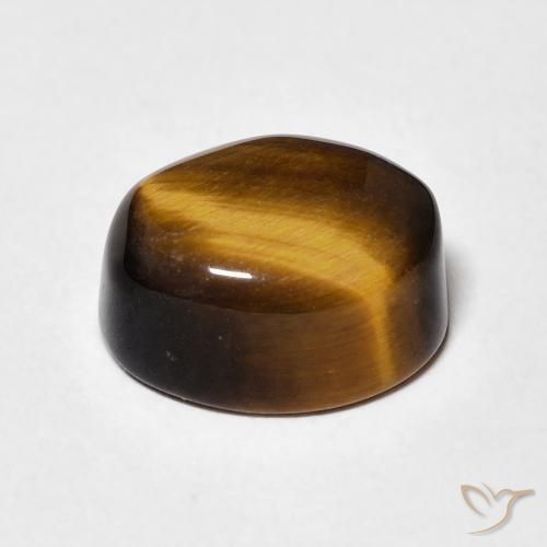 Occhio di tigre Marrone dorato naturale da 5.77 ct, Ovale, Opaco