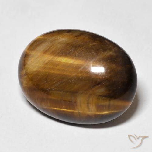 Occhio di tigre Marrone caldo naturale da 14.47 ct, Ovale, Opaco
