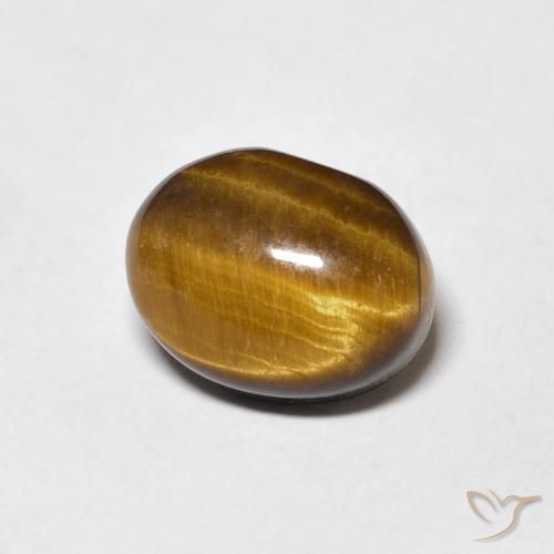 Occhio di tigre Marrone medio naturale da 3.04 ct, Ovale, Opaco