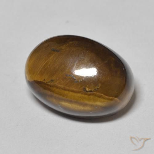 Occhio di tigre Marrone caldo naturale da 7.31 ct, Ovale, Opaco