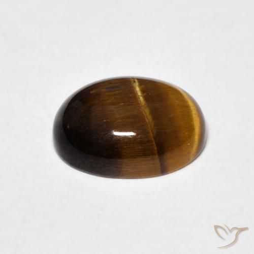Occhio di tigre Marrone dorato naturale da 1.72 ct, Ovale, Opaco