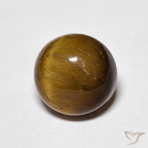 Occhio di tigre Pan di zenzero marrone naturale da 2.33 ct, Rotondo, Opaco