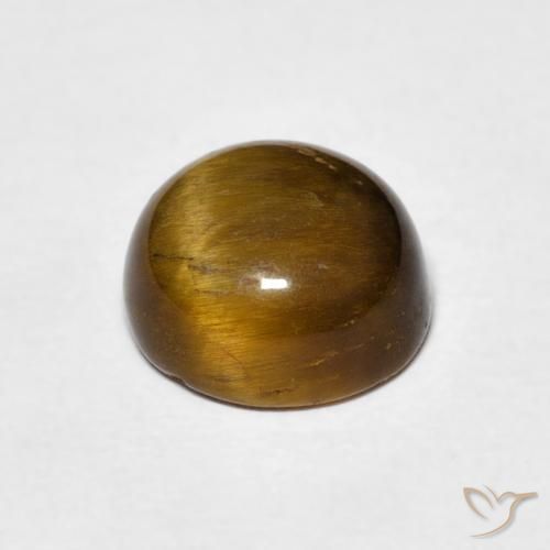 Occhio di tigre Pan di zenzero marrone naturale da 2.33 ct, Rotondo, Opaco