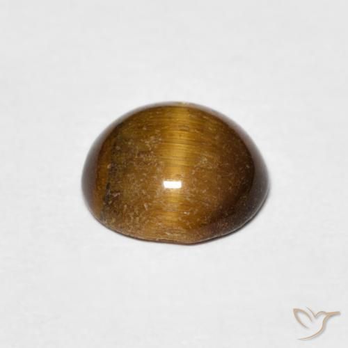 Occhio di tigre Marrone medio naturale da 1.50 ct, Rotondo, Opaco