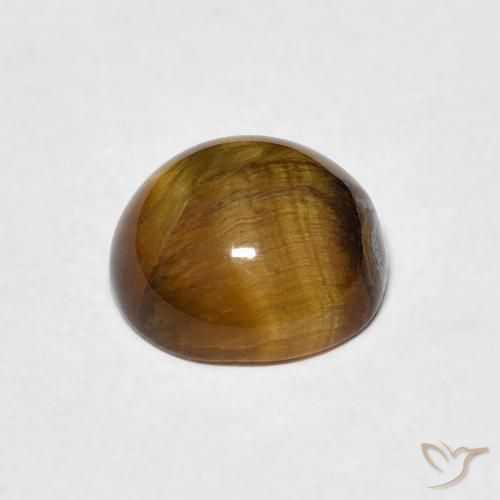 Occhio di tigre Marrone medio naturale da 2.13 ct, Rotondo, Opaco