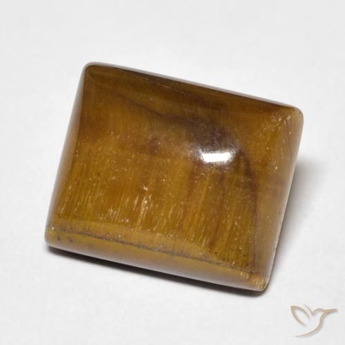 Occhio di tigre Marrone medio naturale da 6.05 ct, Taglio a baguette, Opaco
