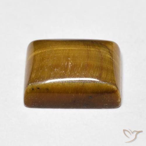 Occhio di tigre Marrone medio naturale da 6.05 ct, Taglio a baguette, Opaco