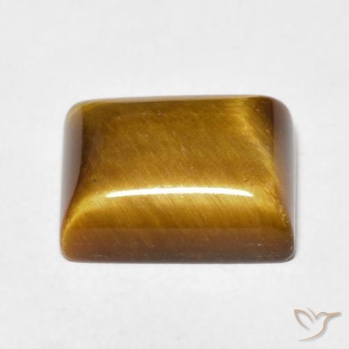 Occhio di tigre Marrone caldo naturale da 6.38 ct, Taglio a baguette, Opaco