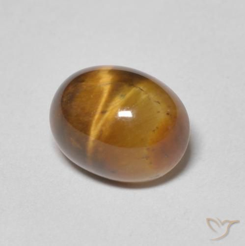 Occhio di tigre Marrone caldo naturale da 2.64 ct, Ovale, Opaco